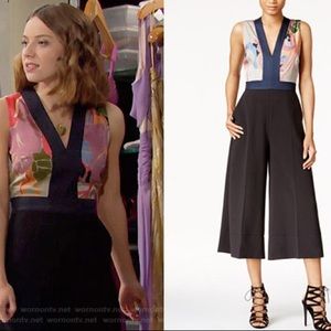 RACHEL Rachel Roy Wide-Leg Cutout Jumpsuit